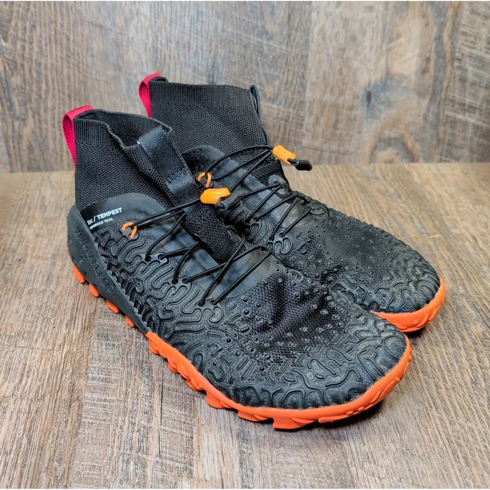Vivobarefoot ESC Tempest Amphibious Trail Black Orange Running Womens EU 38 US 7